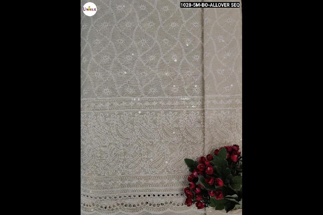 SCHIFFLI BORER COTTON FABRIC