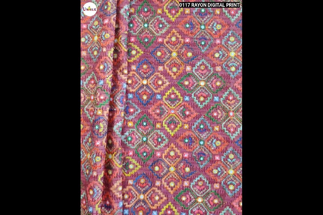 SCHIFFLI DIGITAL PRINT FABRIC