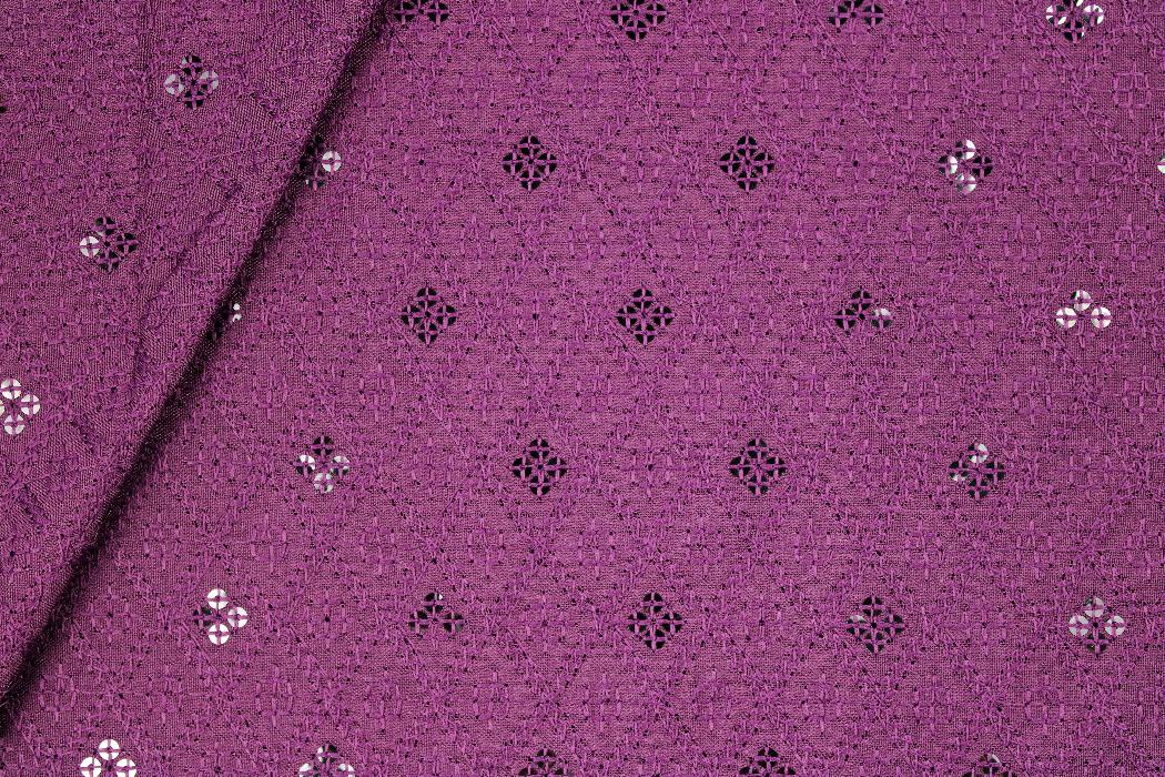 SCHIFFLI EMBROIDERY FABRIC