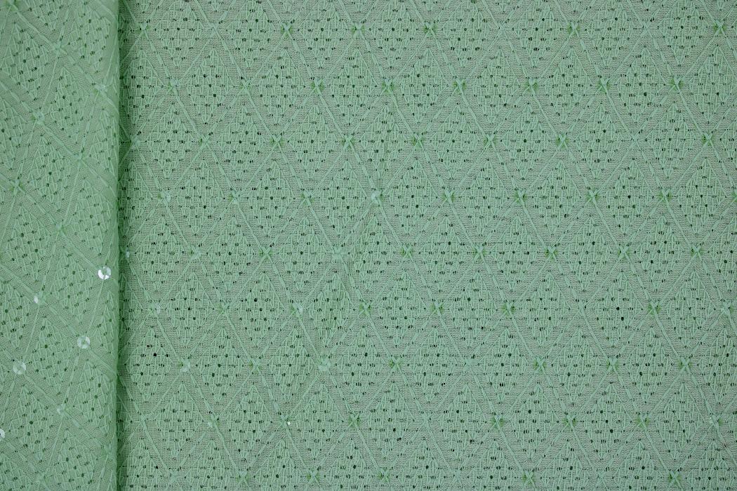 SCHIFFLI EMBROIDERY FABRIC